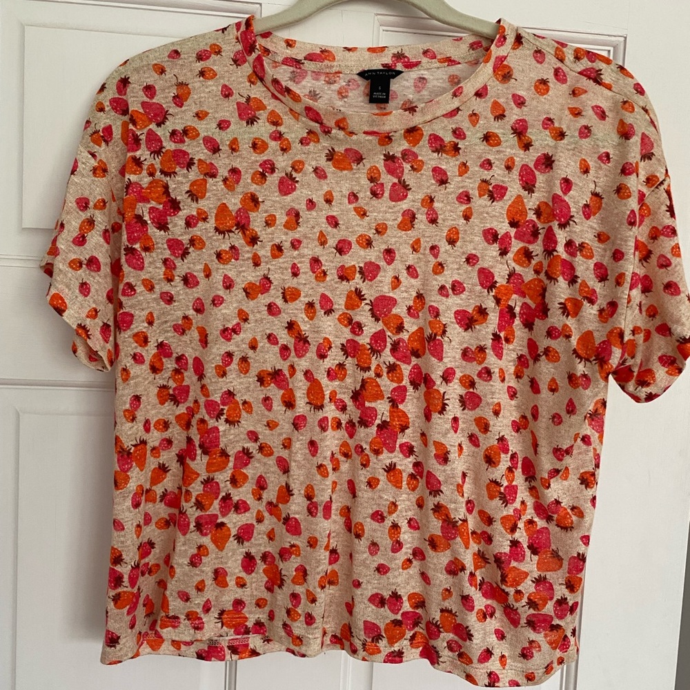 NWOT Linen Tee